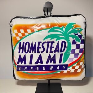 Homestead Miami Speedway Colorful Vinyl (NASCAR) Seat Cushion